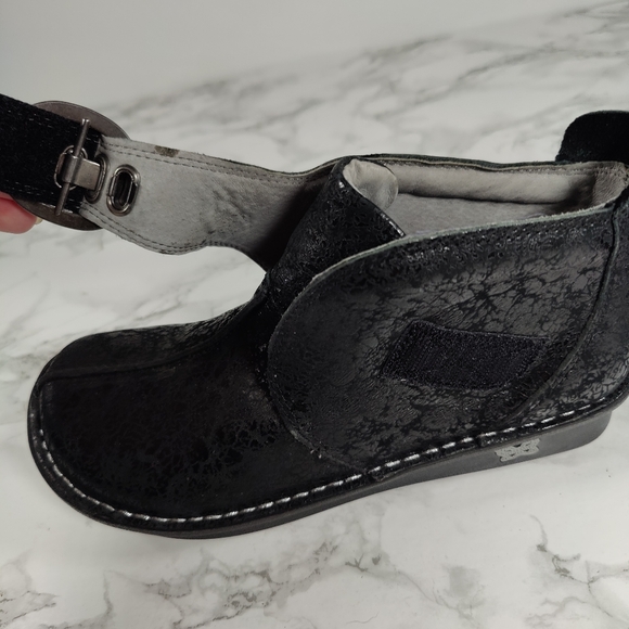 Alegria Caiti Desert Black Ankle Boots Size 37 - Picture 7 of 9